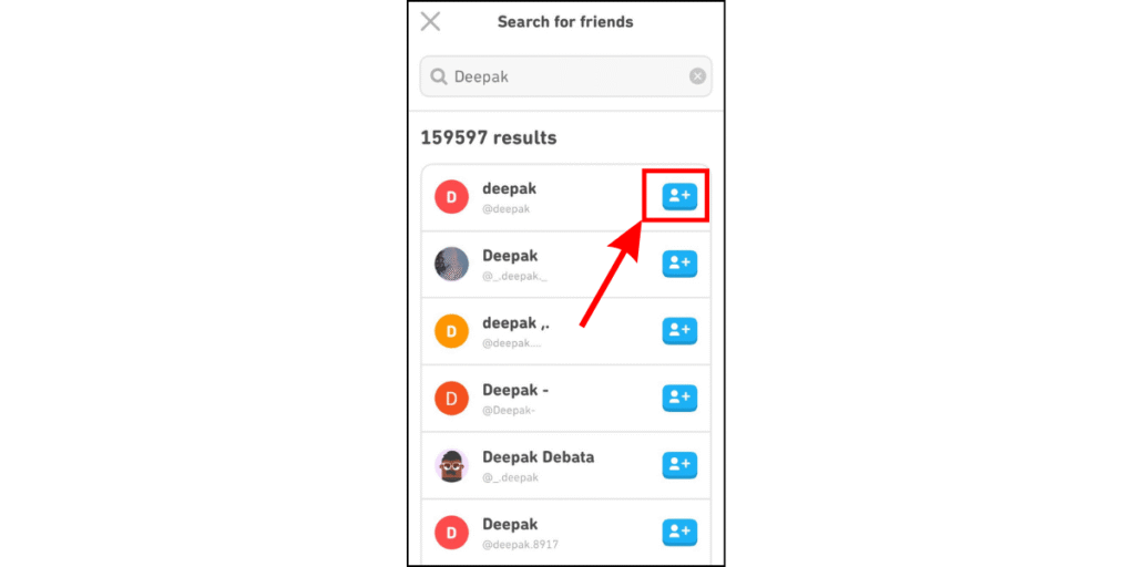 Follow Your Friend on Duolingo app