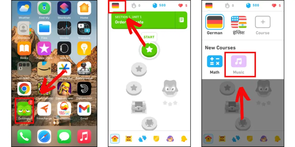 Add Music Course on Duolingo