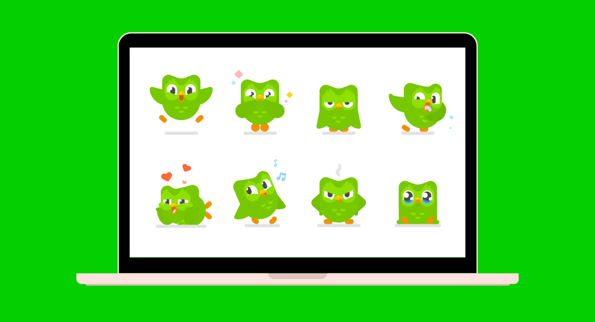 why the Duolingo owl looks weird