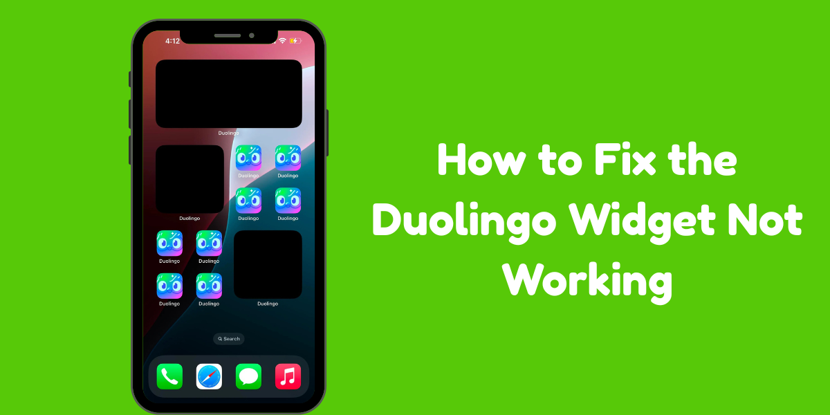 Fix the Duolingo Widget Not Working