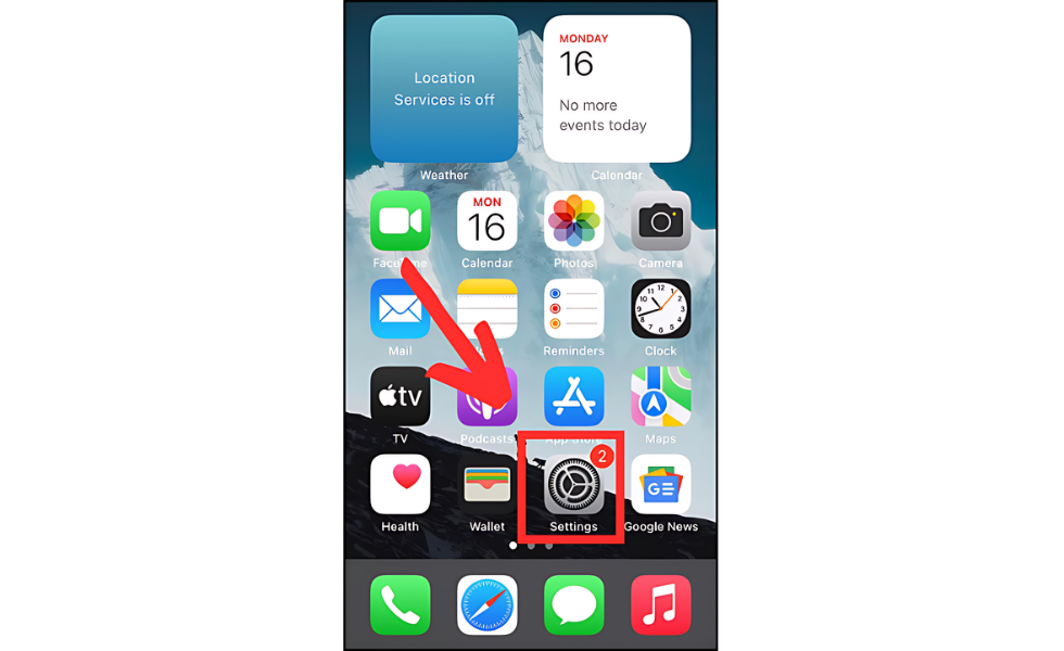 Open Your Phone Settings